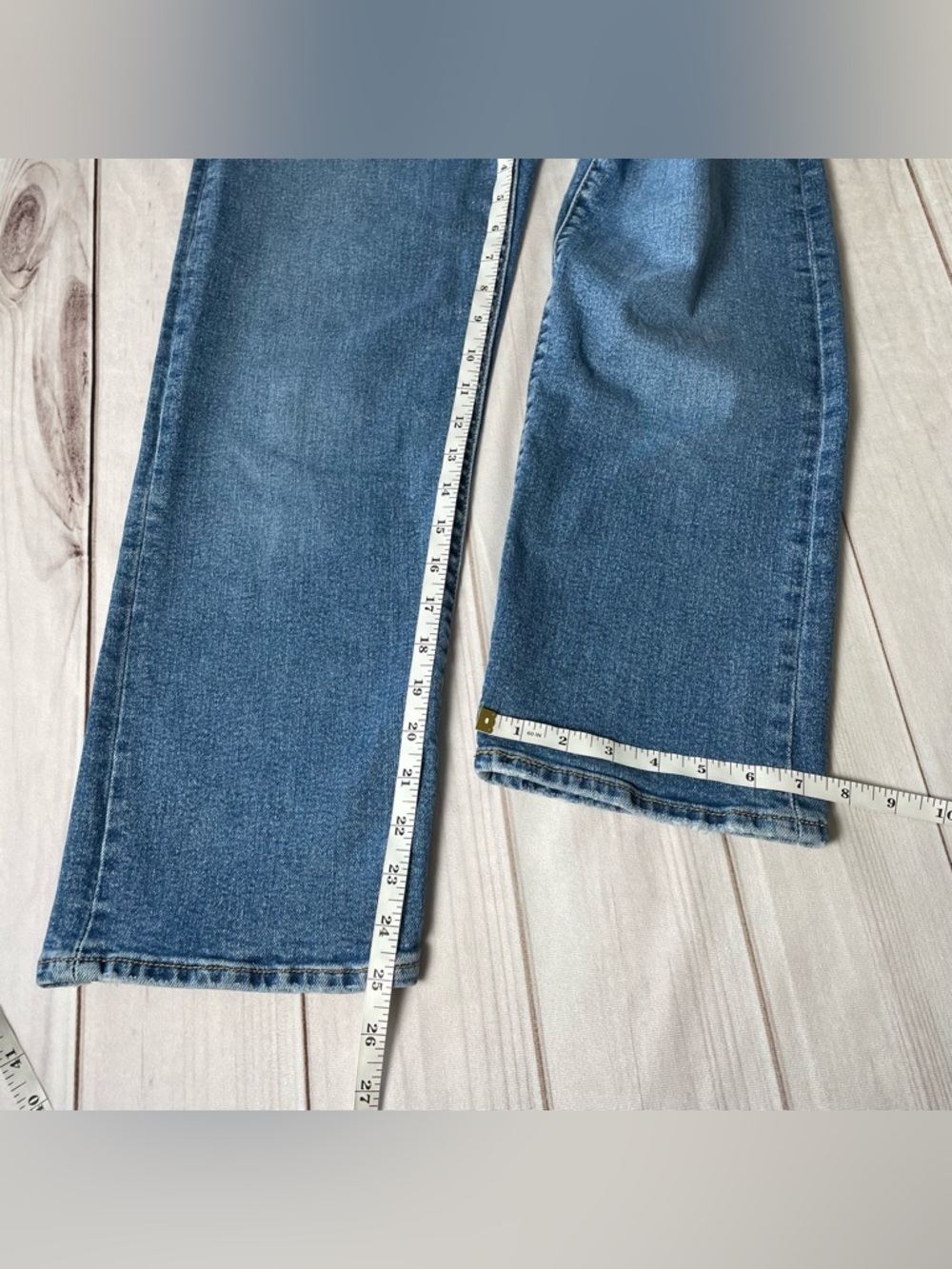 Levi's Ribcage Straight Ankle Jeans Women’s 25 Blue Denim High Waist Button Fly - Picture 12 of 12